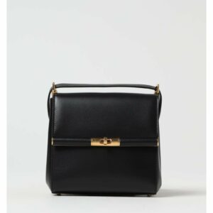 Dolce & Gabbana Leather TopHandle Handbag Women Black Clutch Bags ONE SIZE Black