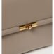 Dolce & Gabbana Top Handle Leather Handbag Women Brown Clutch Bags