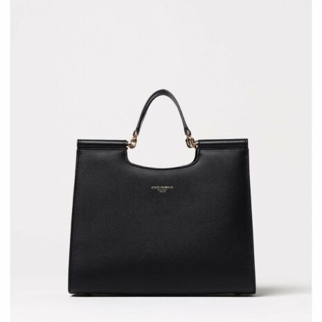 Dolce & Gabbana Sicily Top Handle Bag Women Black Handbags ONE SIZE Black