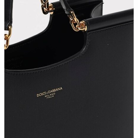 Dolce & Gabbana Sicily Top Handle Bag Women Black Handbags