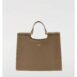 Dolce & Gabbana TopHandle Leather Handbag Women Grey ONE SIZE Grey