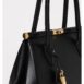 Dolce & Gabbana Sicily Doctor Bag Structured Leather Handbag Women Black Shoulder Bags
