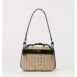 Dolce & Gabbana Wicker Handbag Drawstring Closure Women Beige Clutch Bags ONE SIZE Beige