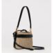 Dolce & Gabbana Wicker Handbag Drawstring Closure Women Beige Clutch Bags
