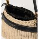 Dolce & Gabbana Wicker Handbag Drawstring Closure Women Beige Clutch Bags