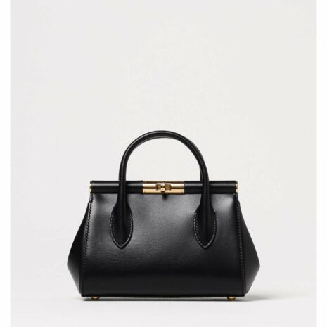 Dolce & Gabbana Sicily Top Handle Bag Women Black Clutch Bags ONE SIZE Black
