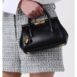 Dolce & Gabbana Sicily Top Handle Bag Women Black Clutch Bags