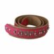 Dolce & Gabbana Complexs Pink Leather and Canvas Belt