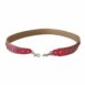 Dolce & Gabbana Complexs Pink Leather and Canvas Belt