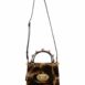 Dolce & Gabbana Devotion Small Velvet Giraffe Print Bag