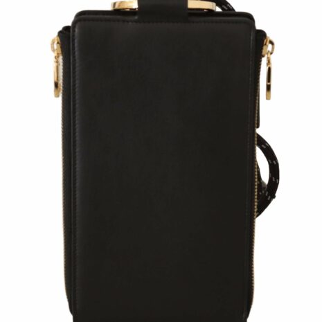 Dolce & Gabbana Sicily Phone Case with Rope Strap - Black
