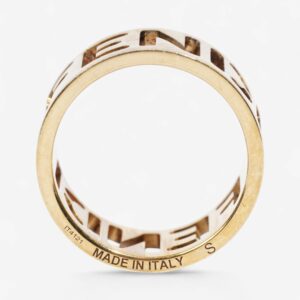 Fendi Fendi Ring Gold Base Metal 52mm