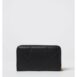 Dolce & Gabbana Quilted Leather Zip Wallet Women Black Wallets & Pouches