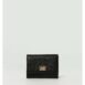Dolce & Gabbana TriFold Leather Wallet Women Black ONE SIZE Black