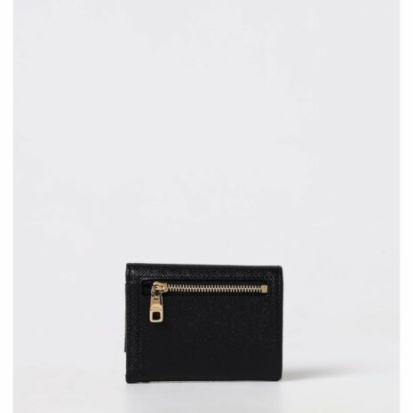 Dolce & Gabbana Dolce Gabbana Leather Wallet Women Black Wallets & Pouches