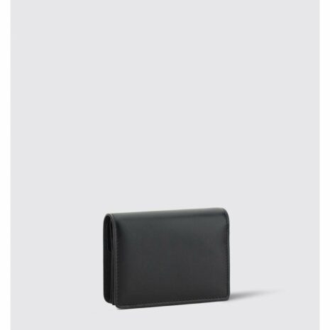 Dolce & Gabbana DG Logo Leather Wallet Women Black Wallets & Pouches