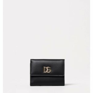 Dolce & Gabbana DG Leather Wallet Women Black Wallets & Pouches ONE SIZE Black