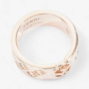Fendi FF Ring Rose Gold Base Metal M