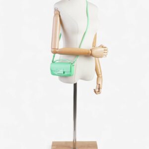 Fendi Phone Baguette Edamame Calfskin Leather