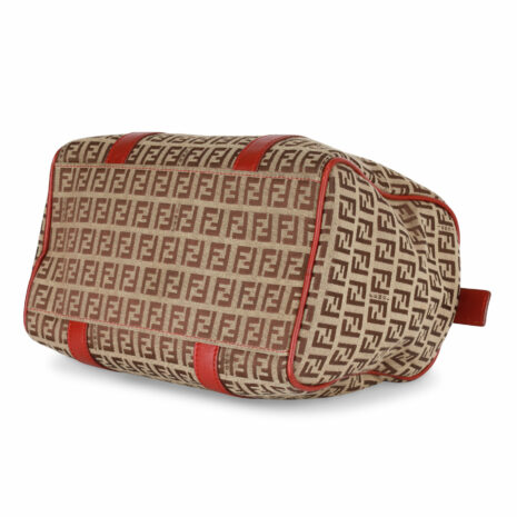 BO3887-FENDI-VINTAGESMALLBOSTON-REDTRIMBROWNZUCCHINOCANVASGHW-_425_6128