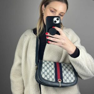 New Gucci Canvas Crossbody Bag