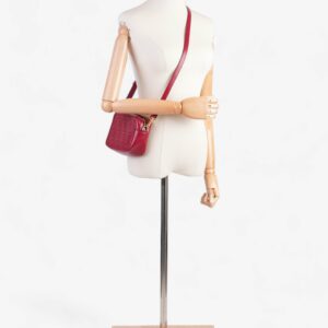 Fendi Camera Bag Red Leather Mini