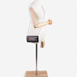 Fendi Wallet On Chain Black / Multicolour Leather