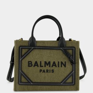 Khaki B-Army Small Tote Bag