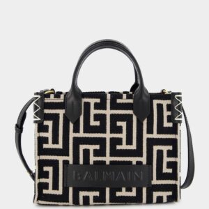 B-Army Monogrammed Jacquard Tote Bag
