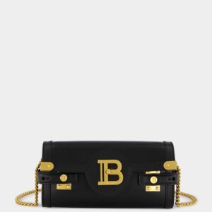 B-Buzz 23 Black Leather Clutch Bag
