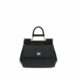 Dolce & Gabbana Sicily Medium Top Handle Bag Women Black Shoulder Bags ONE SIZE Black