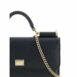 Dolce & Gabbana Sicily Wallet on Chain Women Black Shoulder Bags