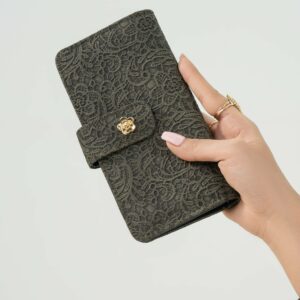 Criss Cross Patterned Wallet