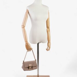 Fendi Mamma Baguette Pink Canvas