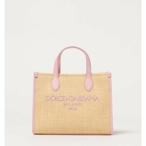 Dolce & Gabbana Raffia Tote Bag Kids Natural ONE SIZE Natural