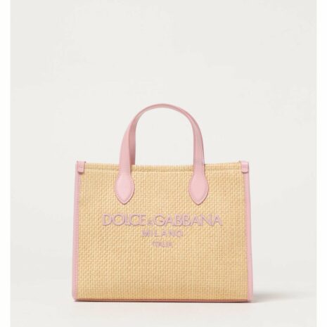 Dolce & Gabbana Raffia Tote Bag Kids Natural ONE SIZE Natural