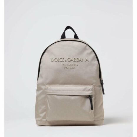 Dolce & Gabbana Dolce Gabbana Logo Backpack Kids Beige Bags ONE SIZE Beige