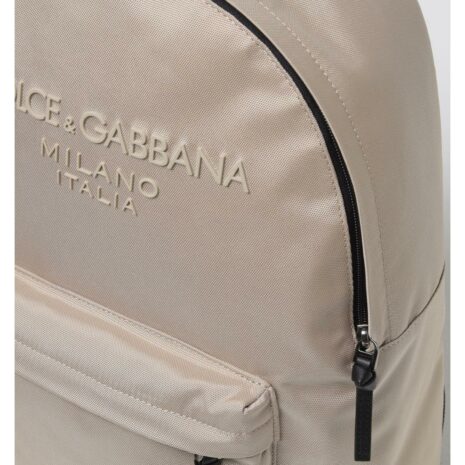 Dolce & Gabbana Dolce Gabbana Logo Backpack Kids Beige Bags