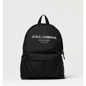 Dolce & Gabbana Dolce Gabbana Nylon Backpack Kids Black Bags ONE SIZE Black