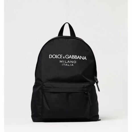 Dolce & Gabbana Dolce Gabbana Nylon Backpack Kids Black Bags ONE SIZE Black