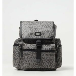 Dolce & Gabbana Logo Backpack Casual Carry Kids Brown Bags ONE SIZE Brown