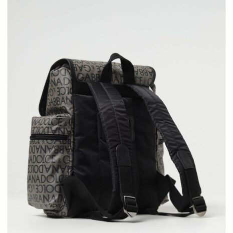 Dolce & Gabbana Logo Backpack Casual Carry Kids Brown Bags