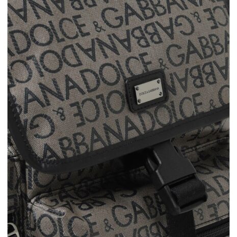 Dolce & Gabbana Logo Backpack Casual Carry Kids Brown Bags