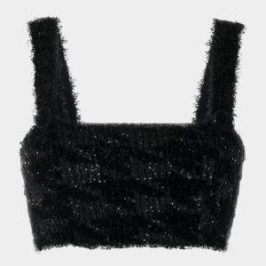 Tweed crop top