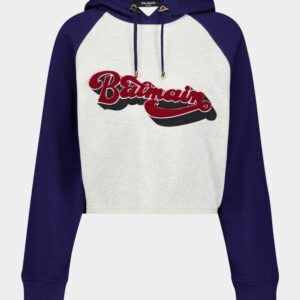 Logo-Print Raglan-Sleeve Hoddie