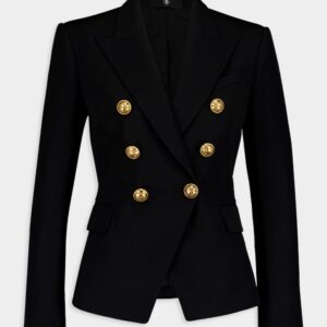 Double-Breasted Tailored Blazer