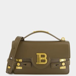 Khaki B-Buzz 24 Leather Bag