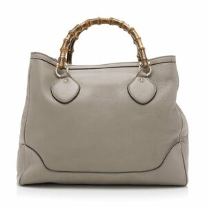 Gucci Leather Bamboo Diana Tote