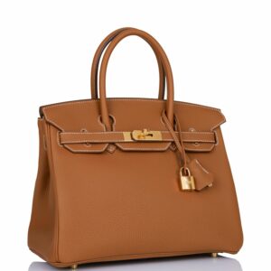 Hermes Birkin 30 Gold Togo Gold Hardware