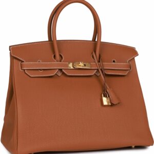 Hermes Birkin 35 Gold Togo Gold Hardware